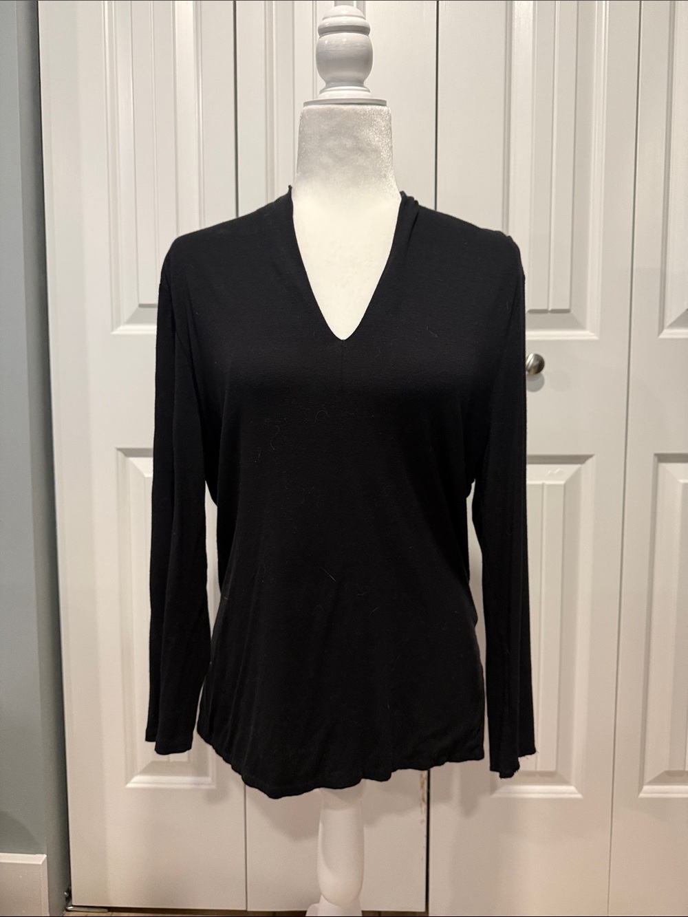 Talbots V-Neck Long Sleeve Top